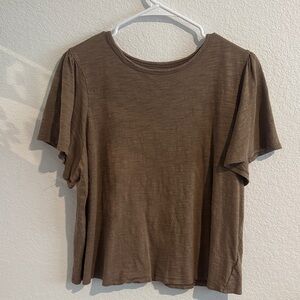Casual Brown Women's Top